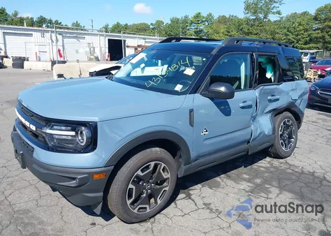 2024 Ford Bronco Sport Outer Banks из США, поврежденный, VIN 3FMCR9C66RRE49845